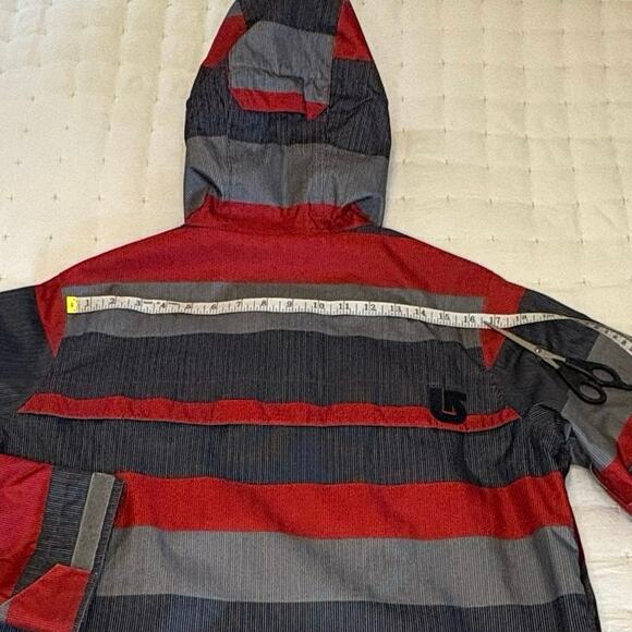 Burton Snowboards DRYRIDE Jacket Men’s S | Gray Red Ski Coat - Picture 11 of 12